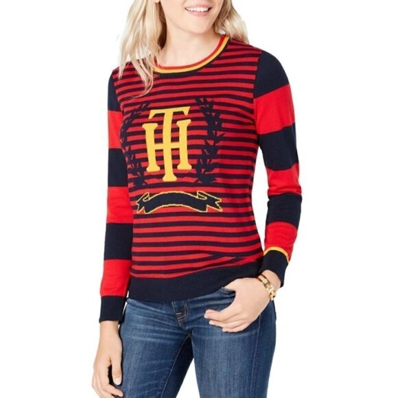 Tommy Hilfiger Sweaters - ❤️ 🆕 TOMMY HILFIGER Striped Sweater Size SP